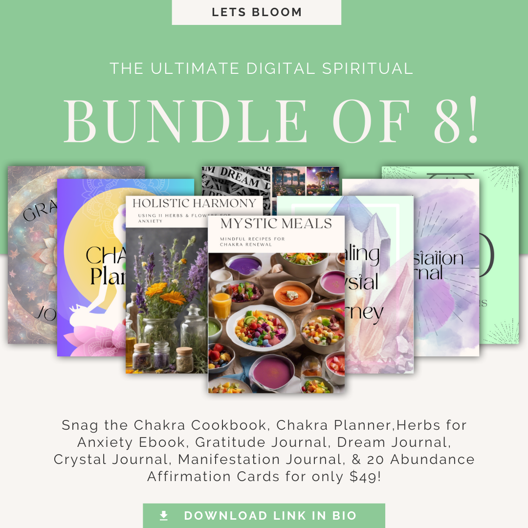 8 Spiritual Bundle: Journals, Ebooks, Planners!