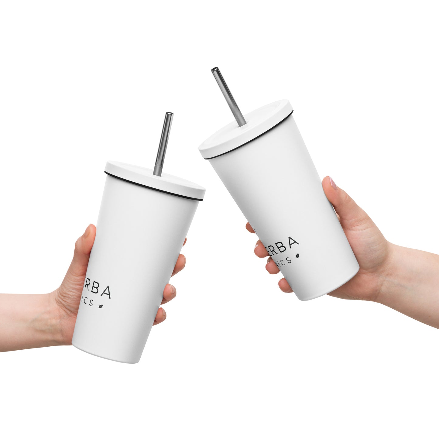 Fey Herba Organics Insulated tumbler with straw