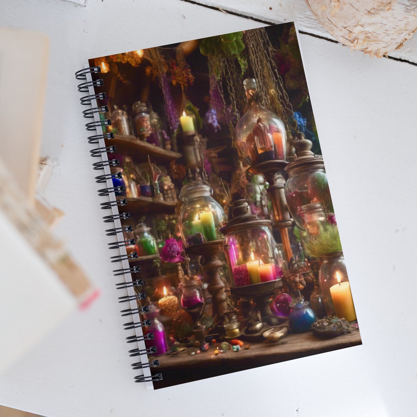 Apothecary Spiral notebook