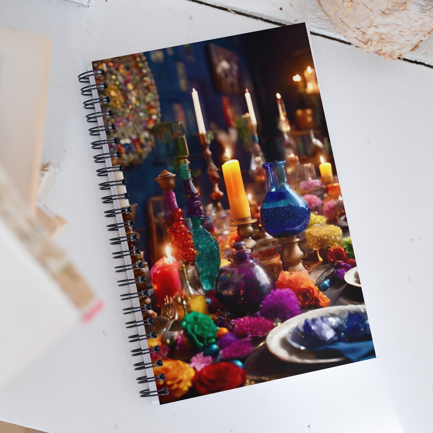 Chakra Elements Spiral notebook