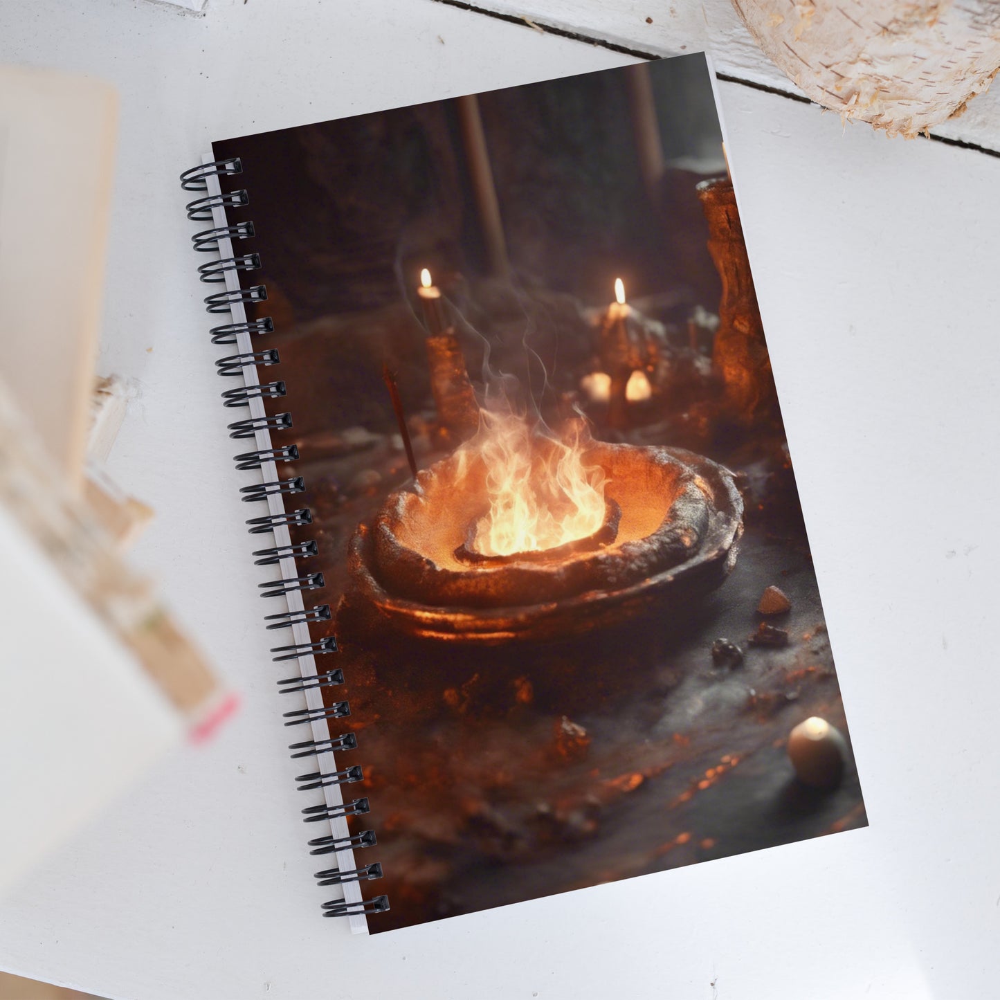 Fire Element Spiral notebook