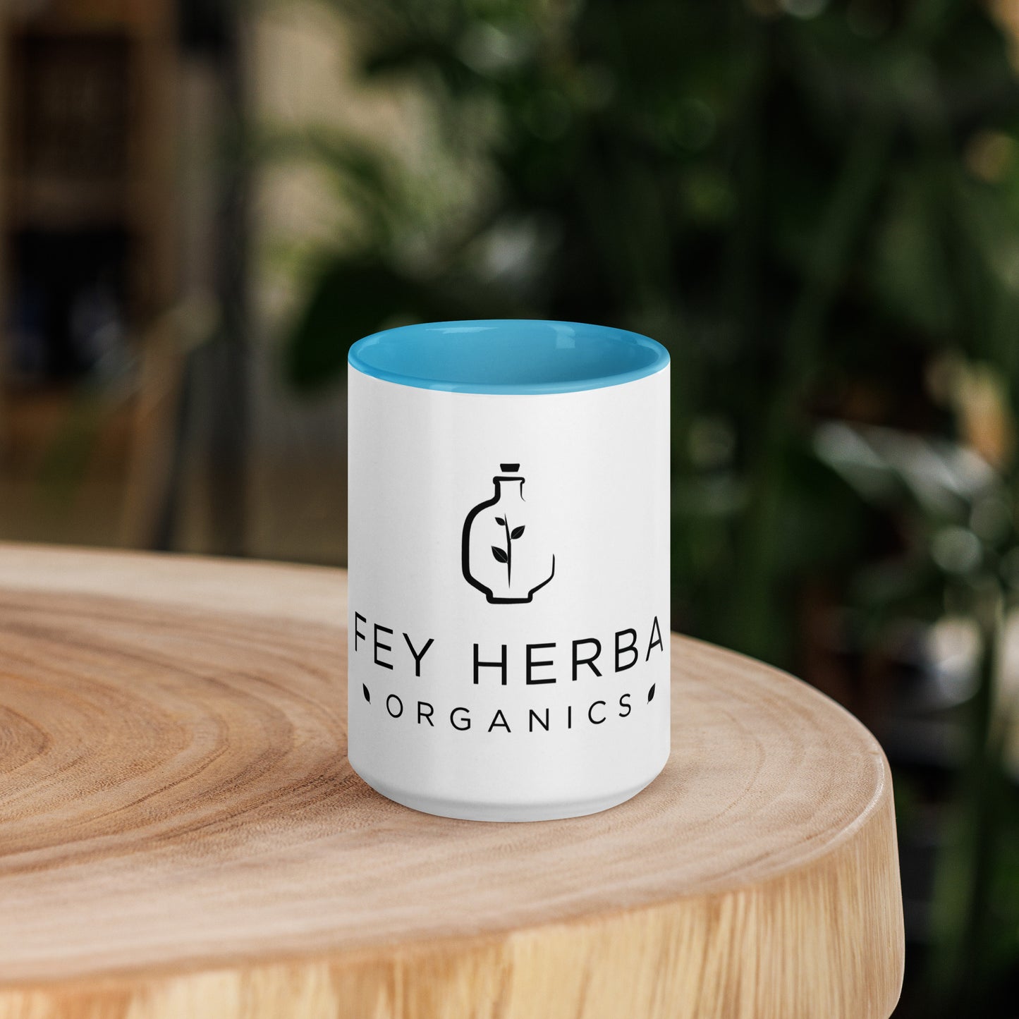 Fey Herba Organics Mug with Color Inside
