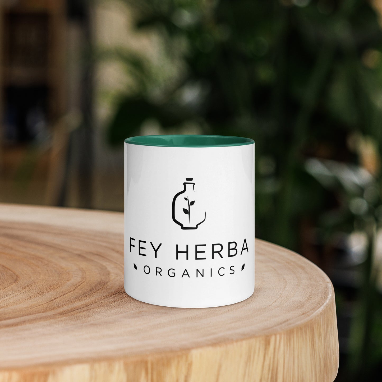 Fey Herba Organics Mug with Color Inside