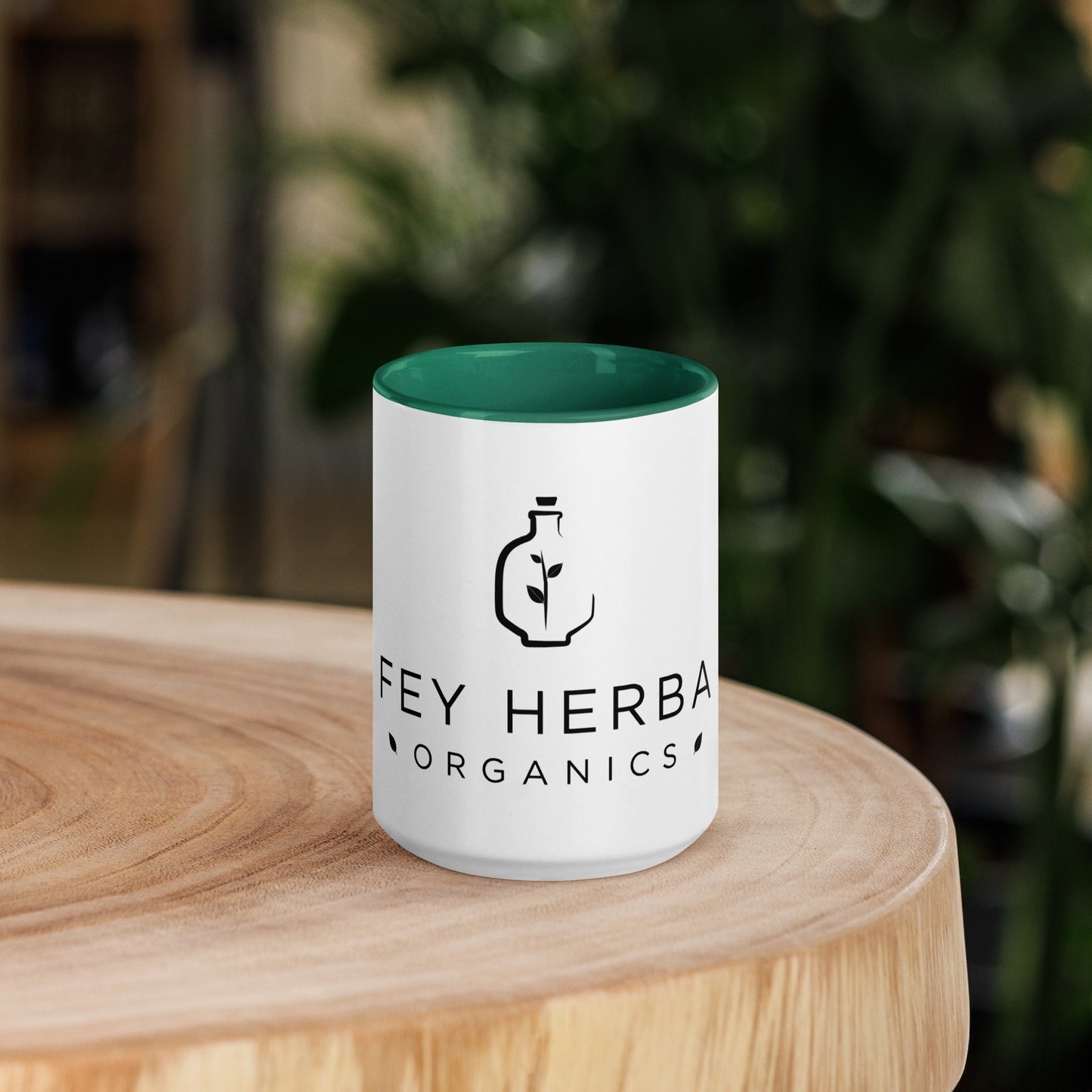 Fey Herba Organics Mug with Color Inside