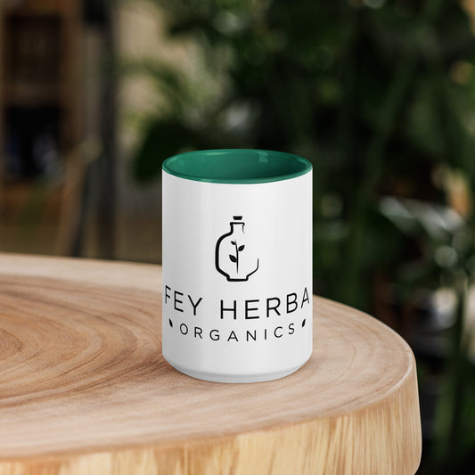 Fey Herba Organics Mug with Color Inside