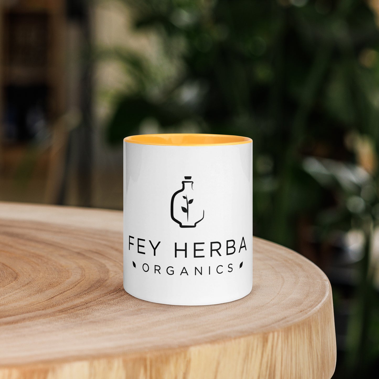 Fey Herba Organics Mug with Color Inside