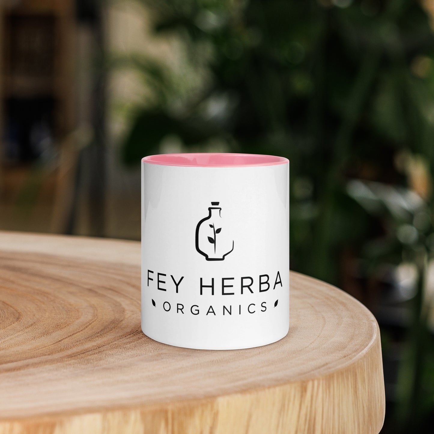 Fey Herba Organics Mug with Color Inside