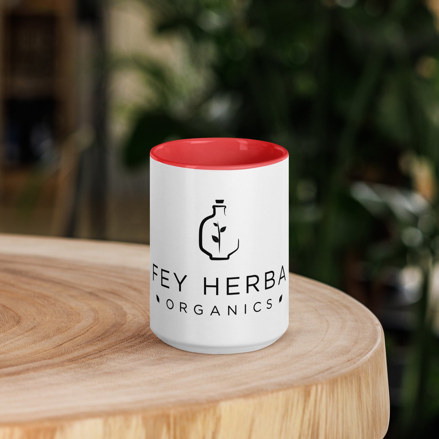 Fey Herba Organics Mug with Color Inside