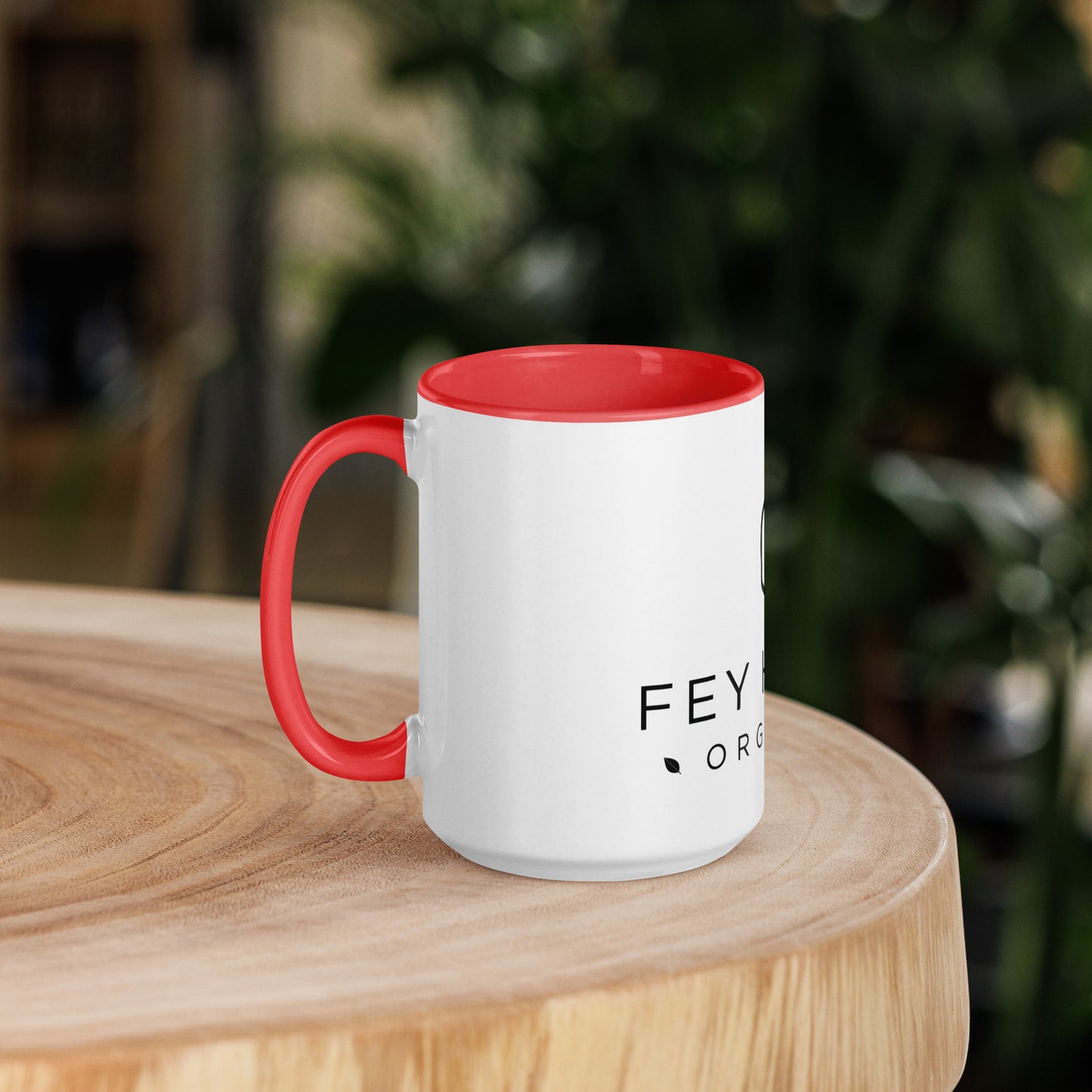 Fey Herba Organics Mug with Color Inside
