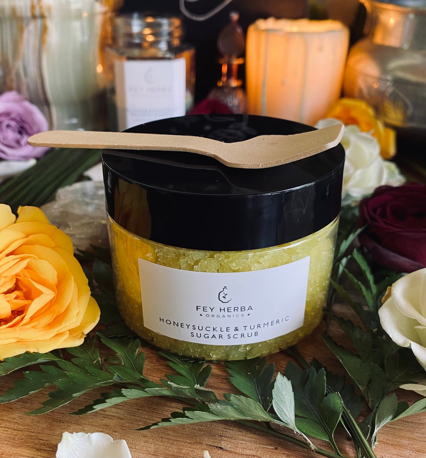 Honeysuckle & Turmeric Sugar Scrub