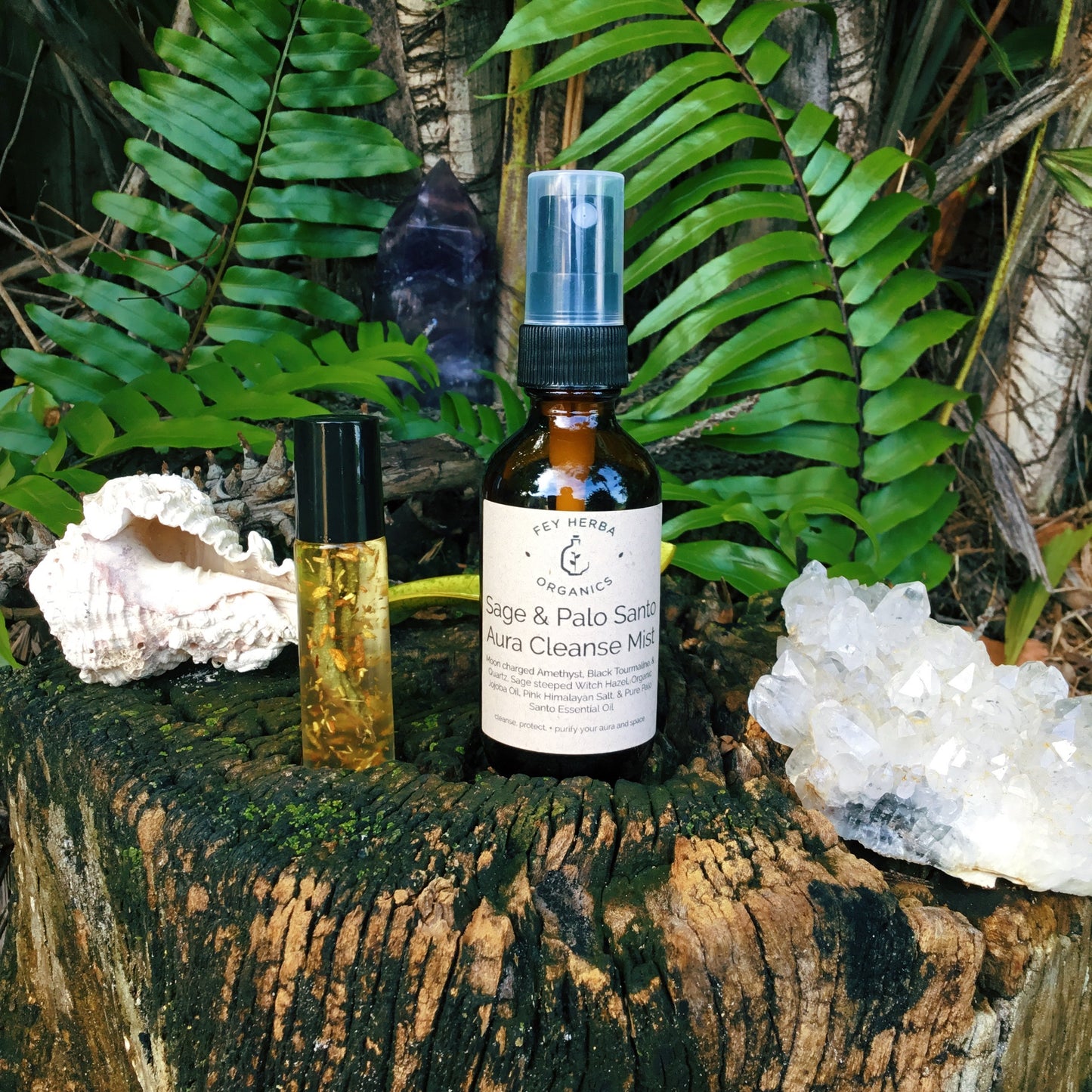 Sage + Palo Santo Oil / Aura Cleanse Mist