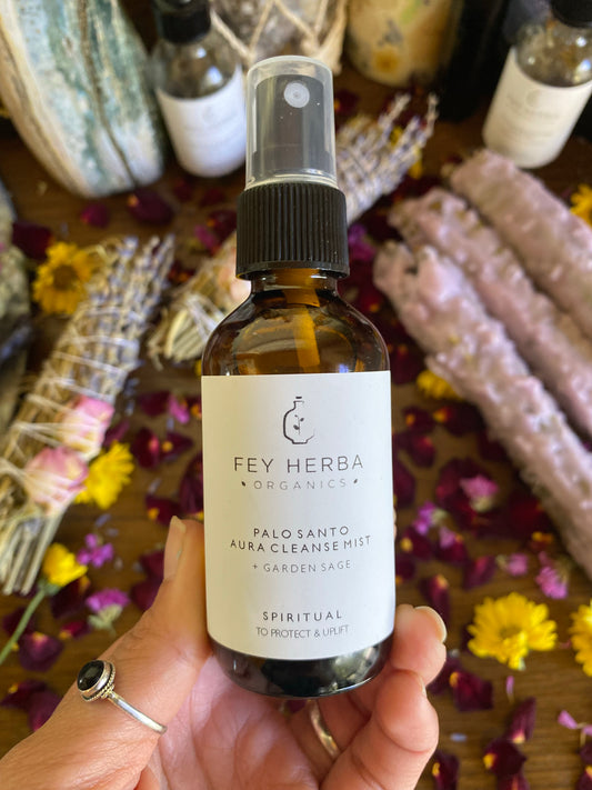 Sage + Palo Santo Oil / Aura Cleanse Mist