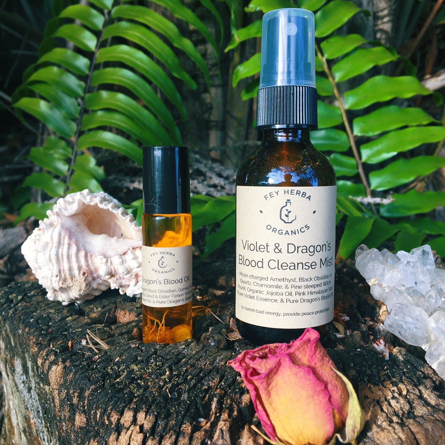 Dragon’s Blood & Violet Aura Mist / Oil