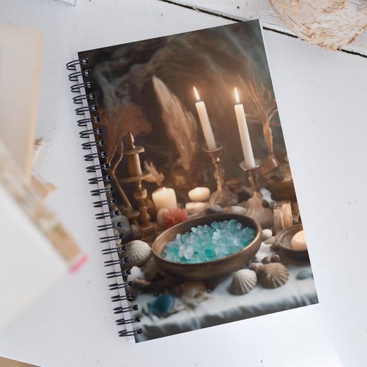 Water Element Spiral notebook