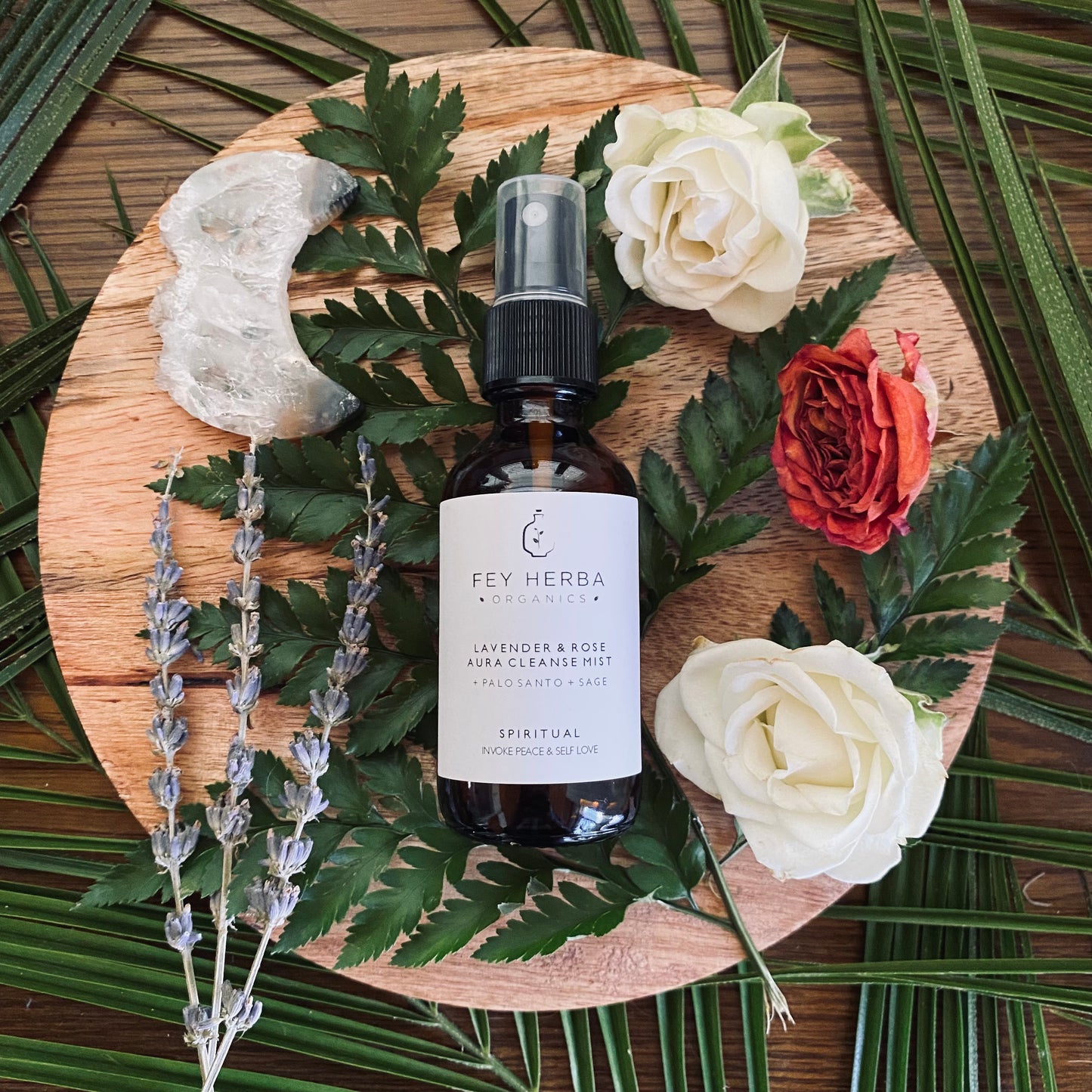 Lavender + Rose Aura Cleanse Mist