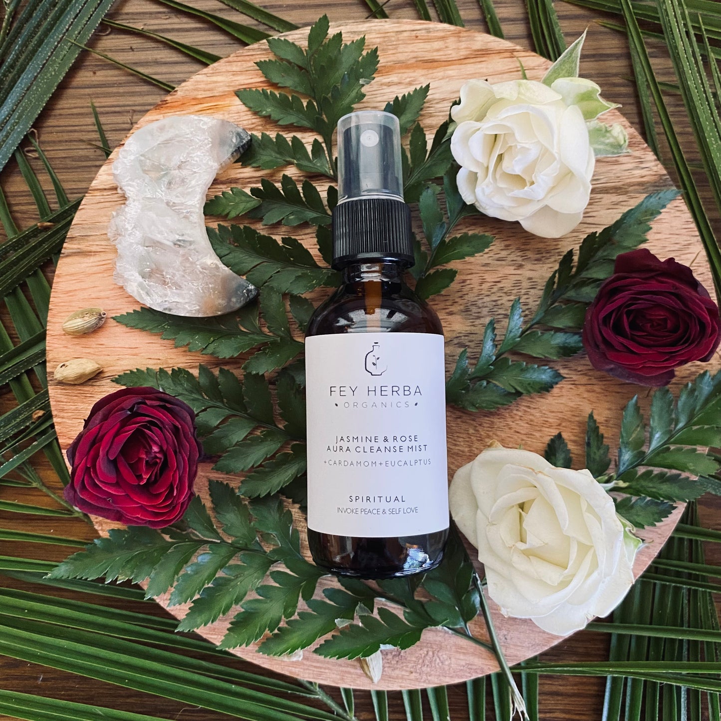 Jasmine Rose + Cardamom Aura Cleanse Mist