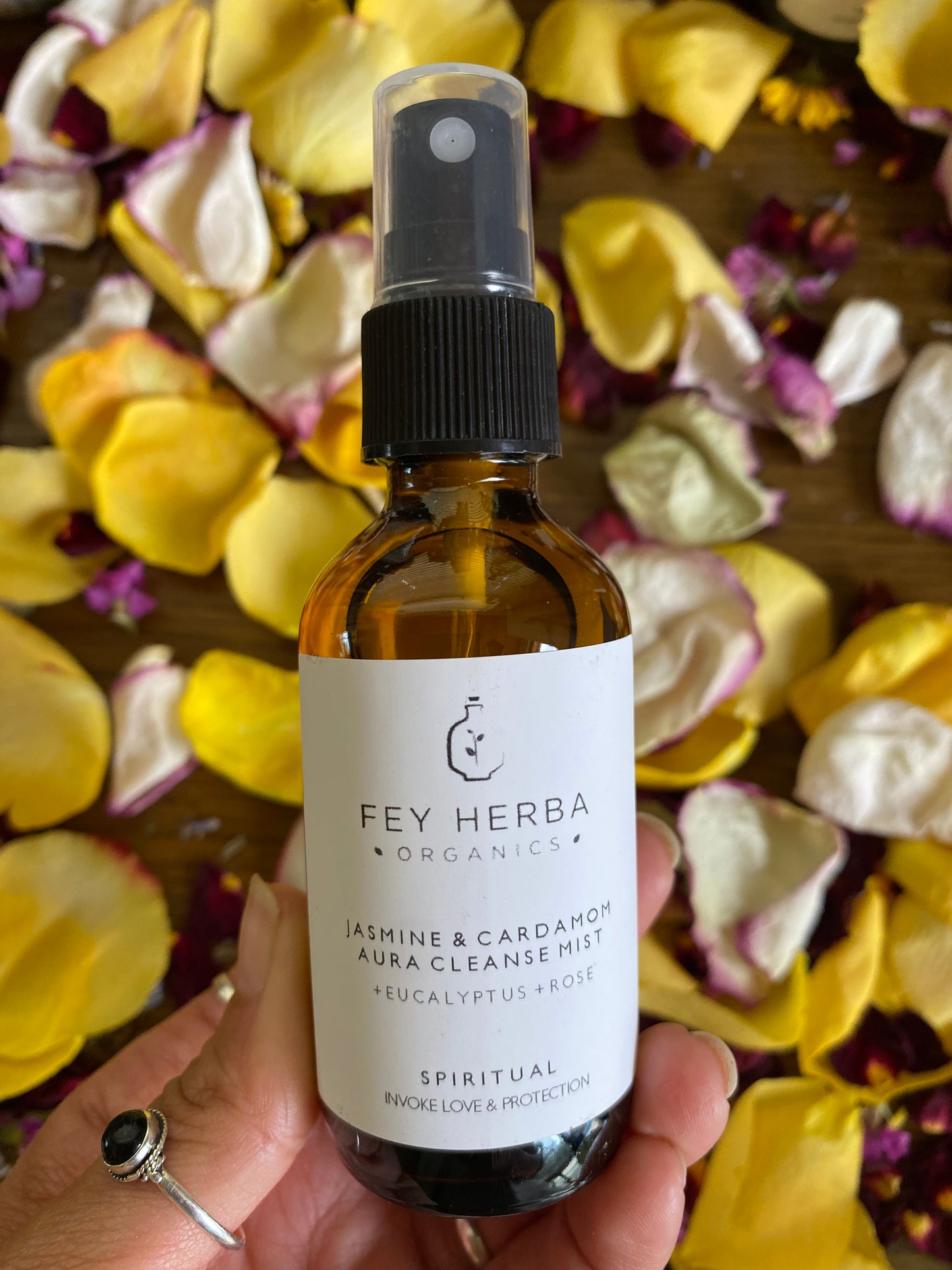 Jasmine Rose + Cardamom Aura Cleanse Mist