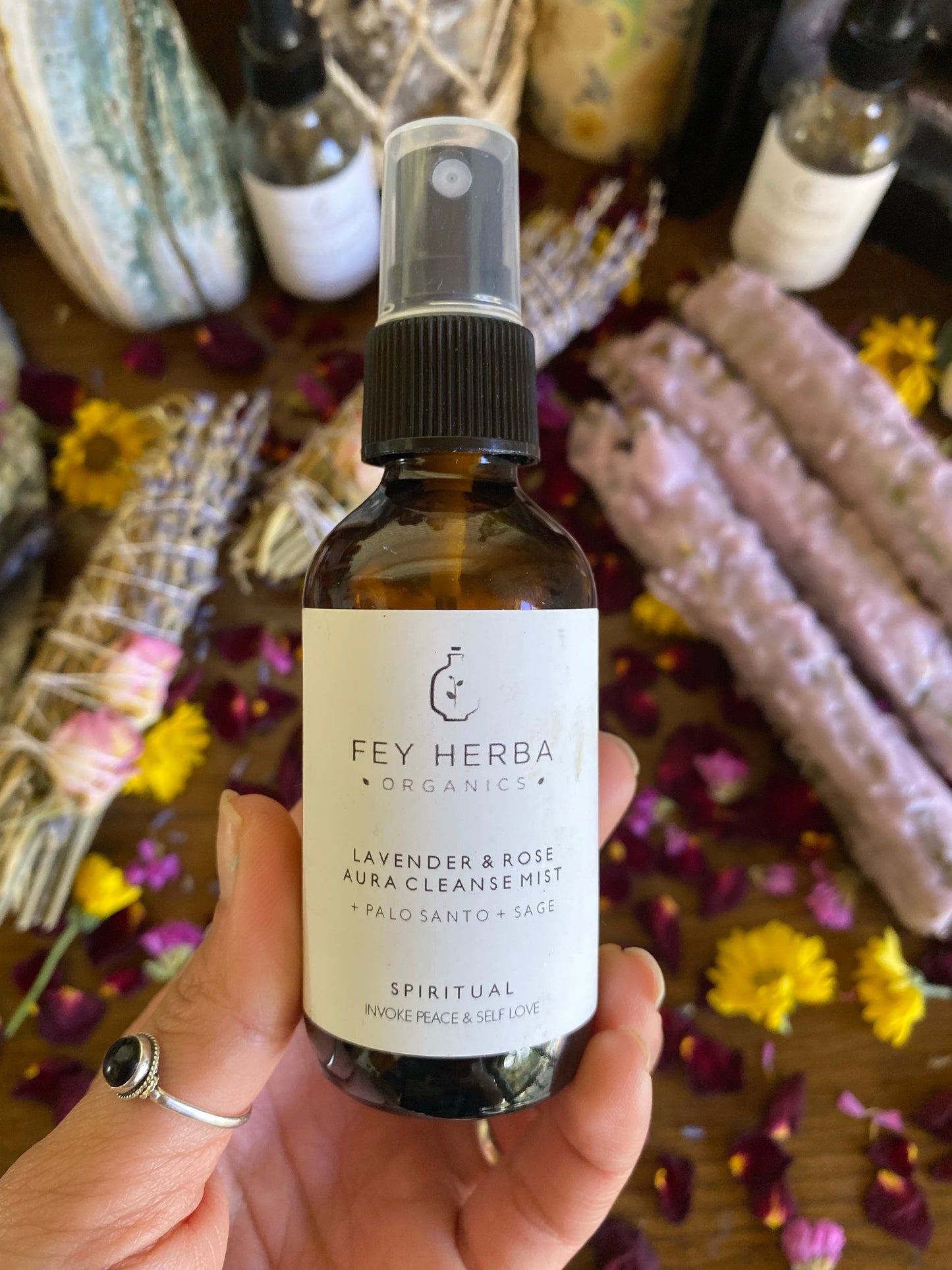 Lavender + Rose Aura Cleanse Mist