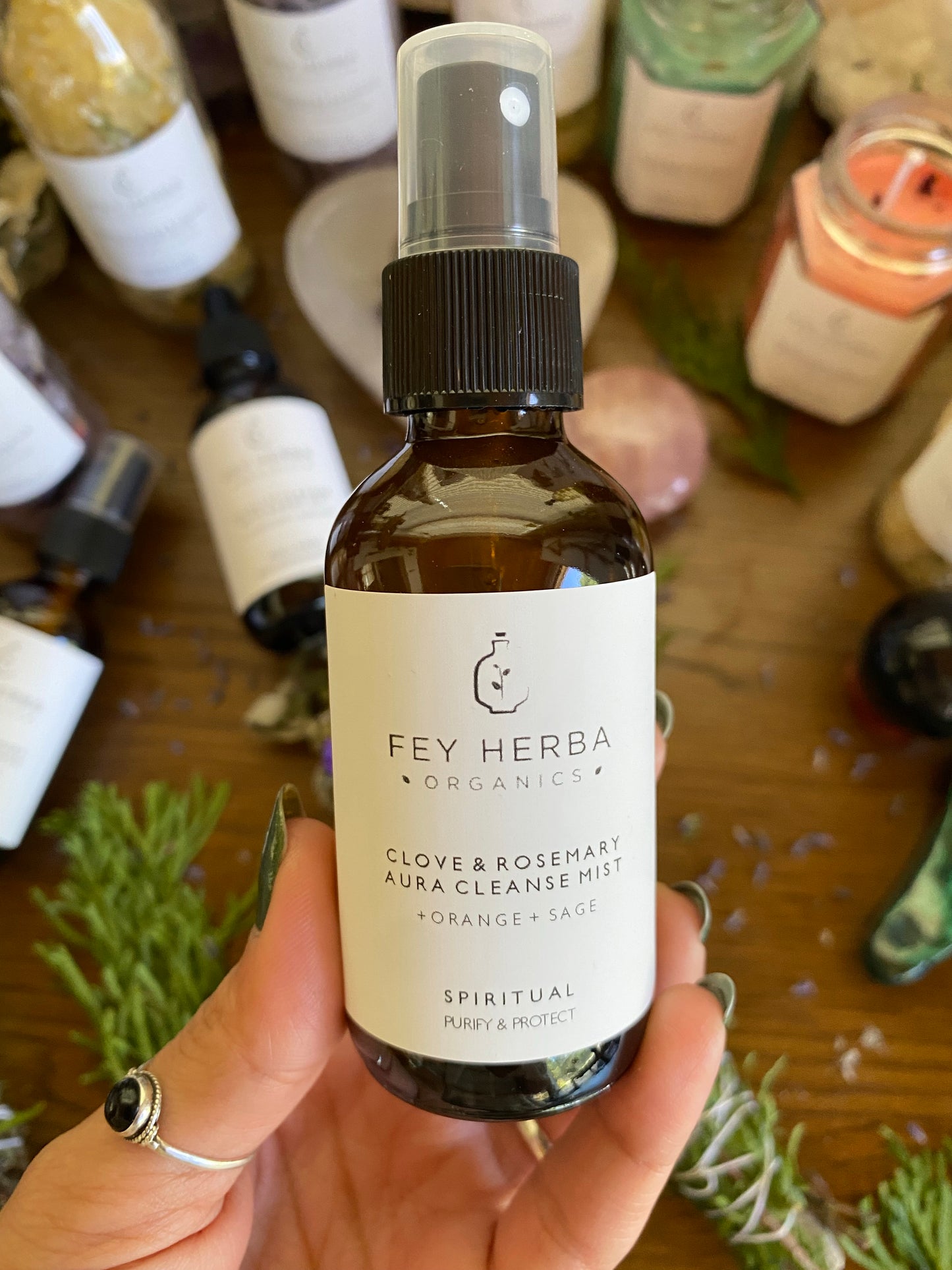 Clove + Rosemary Aura Cleanse Mist | Thieves Oil Blend